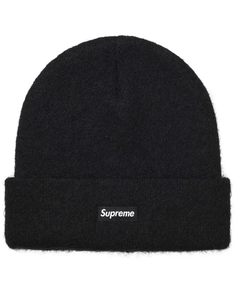 Supreme Being FW 24 - Black" Beanie aus Mohair - Schwarz Schwarz