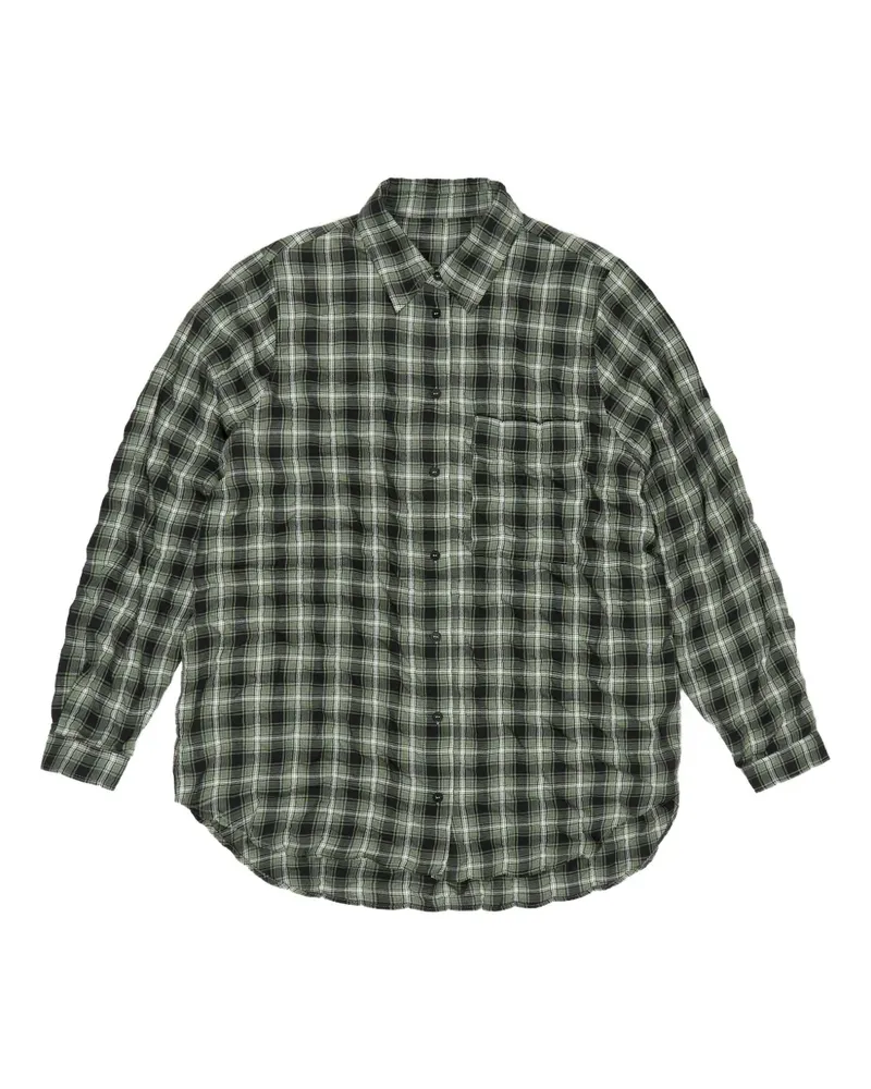 BIMBA Y LOLA checked long-sleeve shirt - Grün Grün