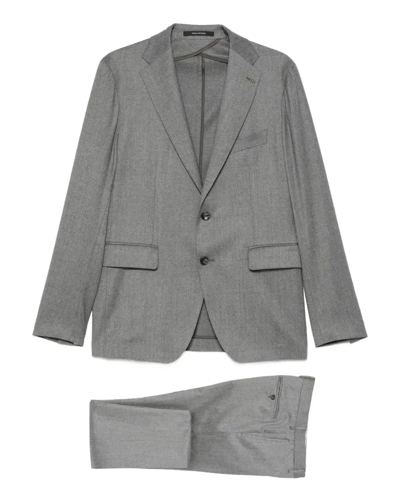 Tagliatore Anzug mit fallendem Revers - Grau Grau