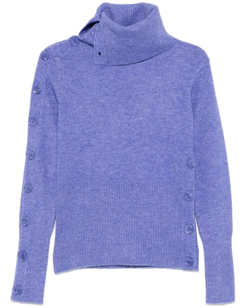 Patrizia Pepe Pullover mit Knöpfen - Blau Blau