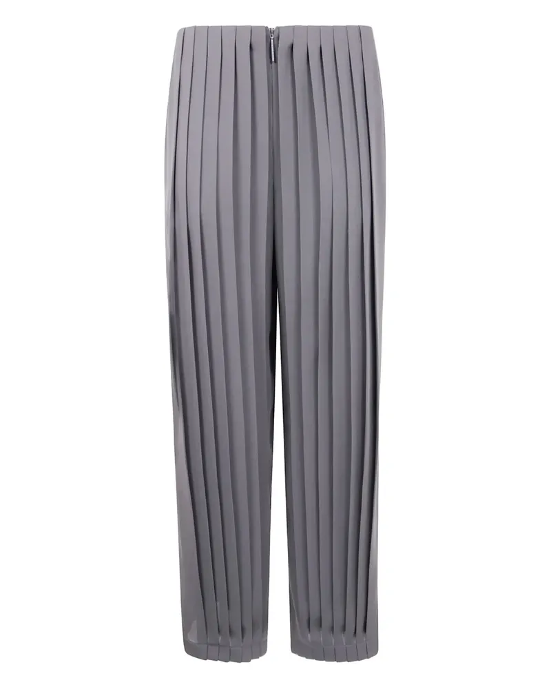 Giorgio Armani Seidenhose mit Falten - Grau Grau
