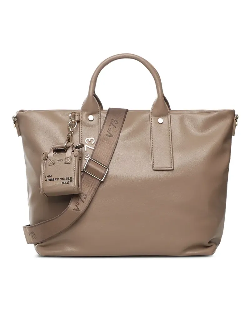V°73 Matilda Tote Bag mit abnehmbarem Riemen - Nude Nude