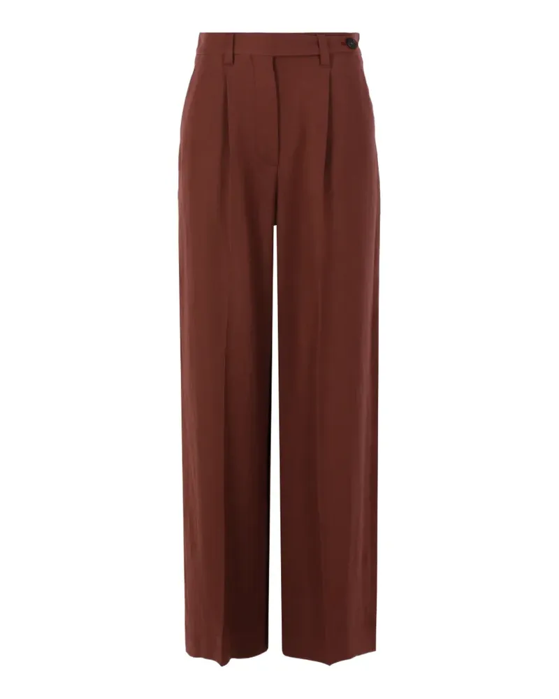 Brunello Cucinelli Plissierte Hose - Braun Braun