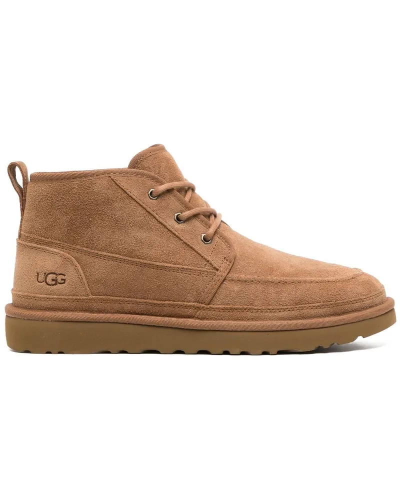 UGG Schnürstiefel aus Wildleder - Braun Braun