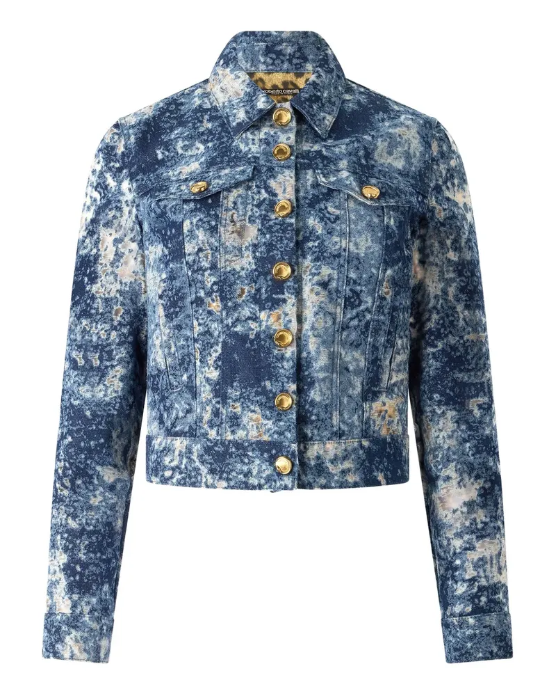 Roberto Cavalli Ausgeblichene Jeansjacke - 04564 04564