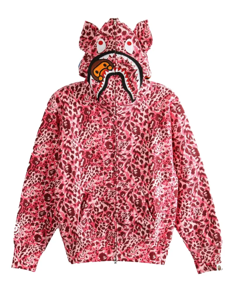 BAPE shark hooded sweatshirt - Rosa Rosa