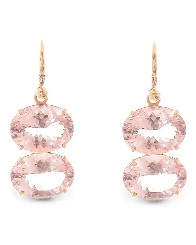 Irene Neuwirth Gemmy Gem morganite earrings - Rosa Rosa