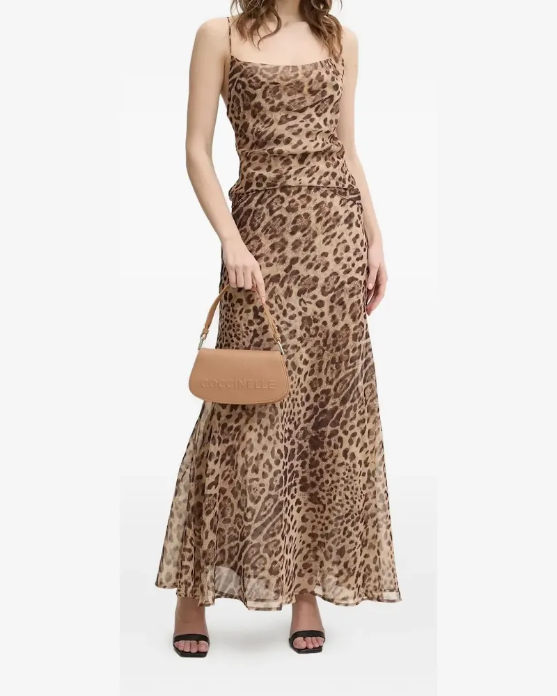 Bardot Monroe Maxirock mit Leoparden-Print - Braun Braun