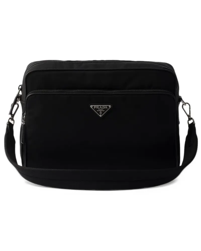 Prada Schultertasche aus Re-Nylon - Schwarz Schwarz