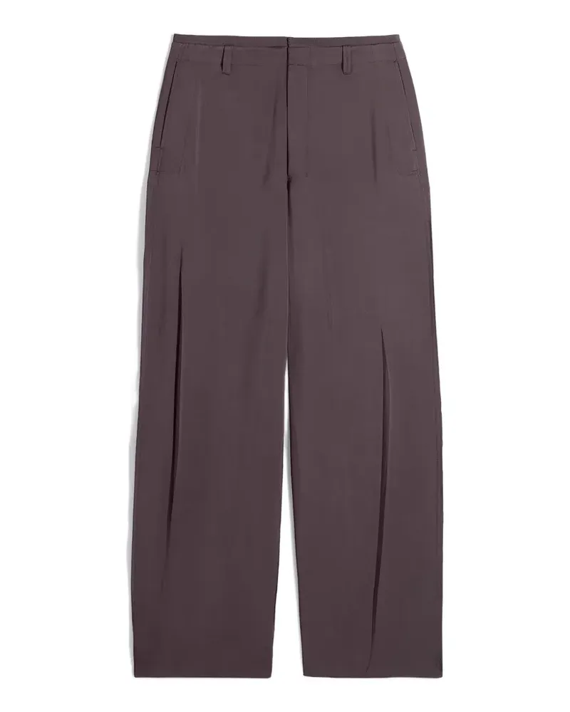 Christophe Lemaire Hose mit Bundfalten - Braun Braun