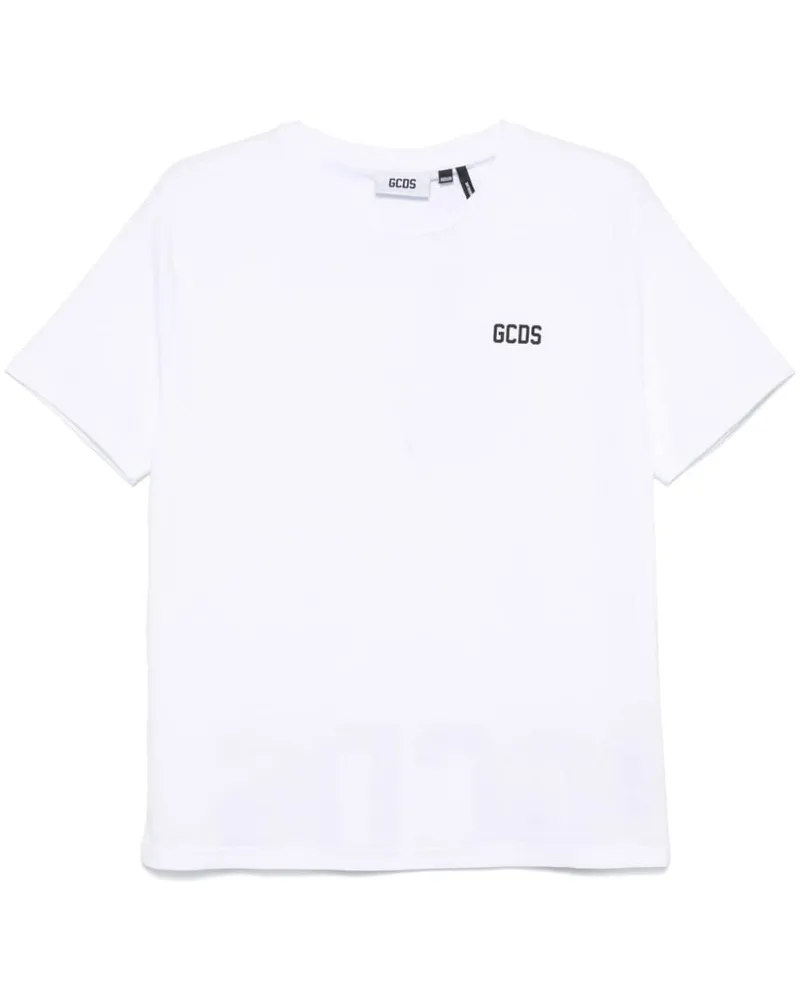 GCDS Low Band Logo T-Shirt - Weiß Weiß