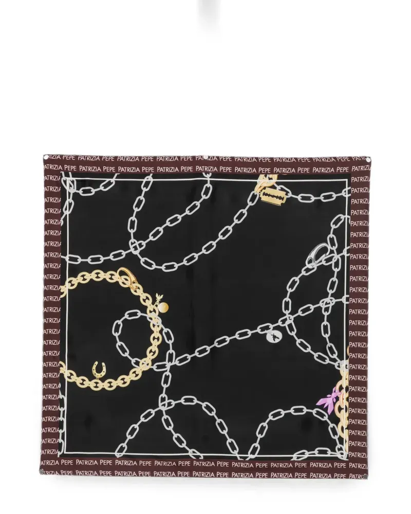 Patrizia Pepe Pepe Chain scarf - Schwarz Schwarz