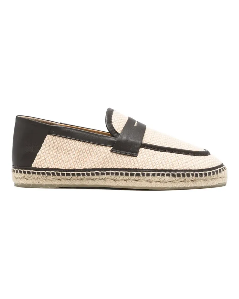 Castañer Norris leather-trim espadrilles - Nude Nude