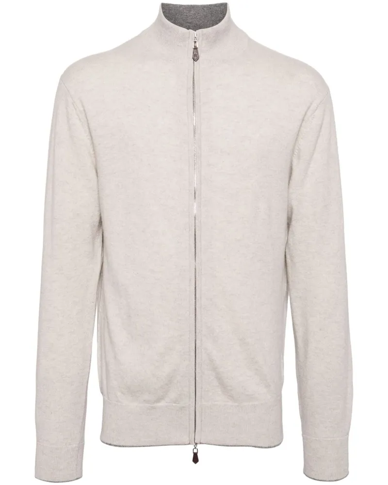 N.Peal Knightsbridge Cardigan - Nude Nude