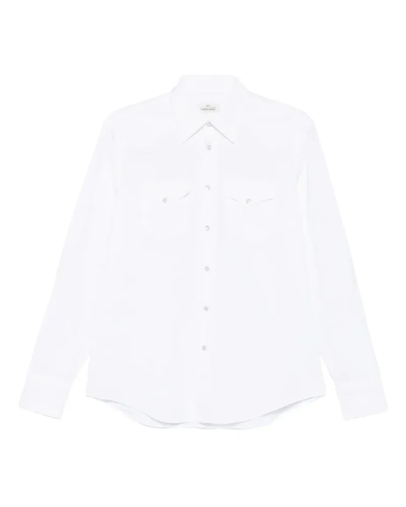 Alessandro Gherardi long-sleeve pocket shirt - Weiß Weiß