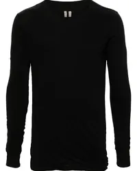 Rick Owens Double T-Shirt aus Bio-Baumwolle Schwarz