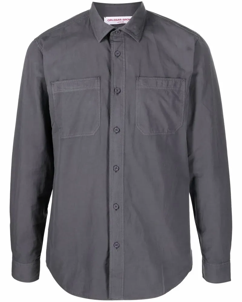 Orlebar Brown Giles Field Hemd - Grau Grau