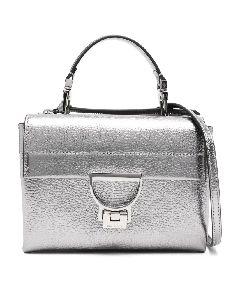 Coccinelle Arlettis metallic-effect shoulder bag - Silber Silber