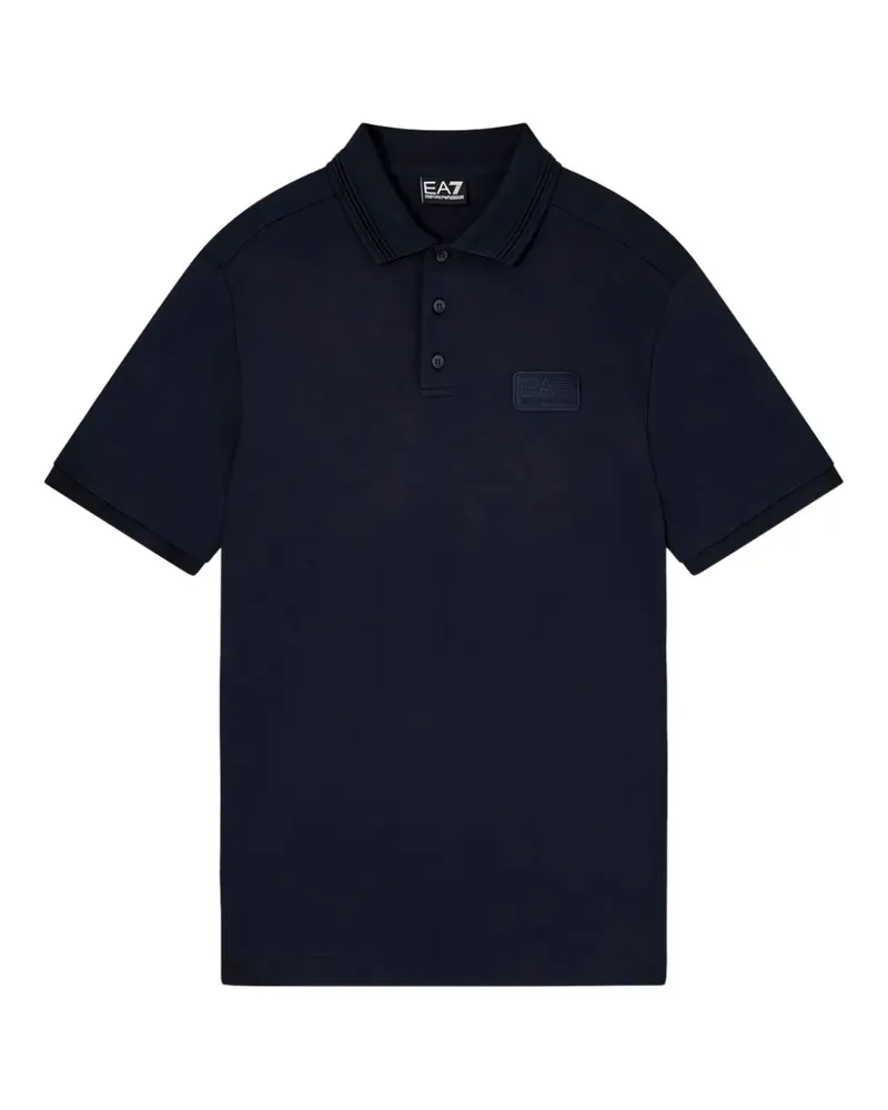 EA7 short-sleeved polo shirt - Blau Blau
