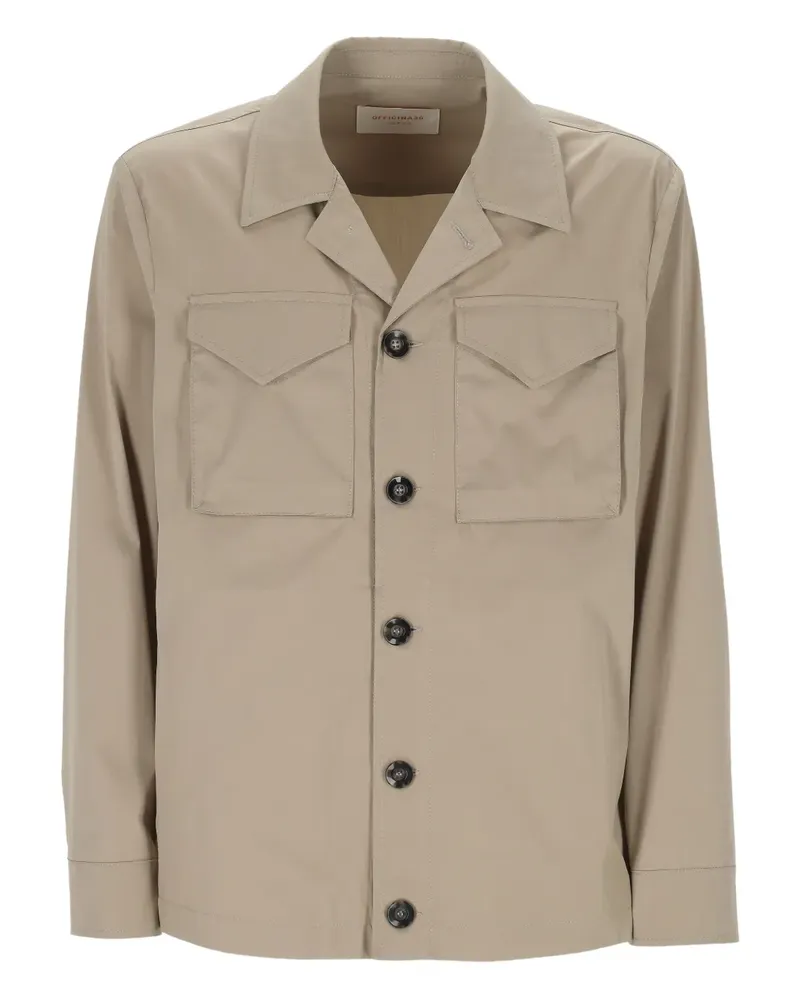 OFFICINA 36 Klassische Hemdjacke - Nude Nude