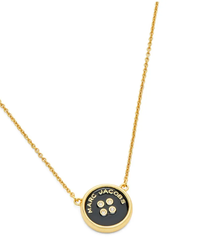 Marc Jacobs Halskette mit Logo-Anhänger - Gold Gold