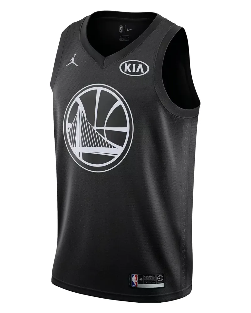 Nike Golden State Warriors NBA Swingman Tanktop - Schwarz Schwarz