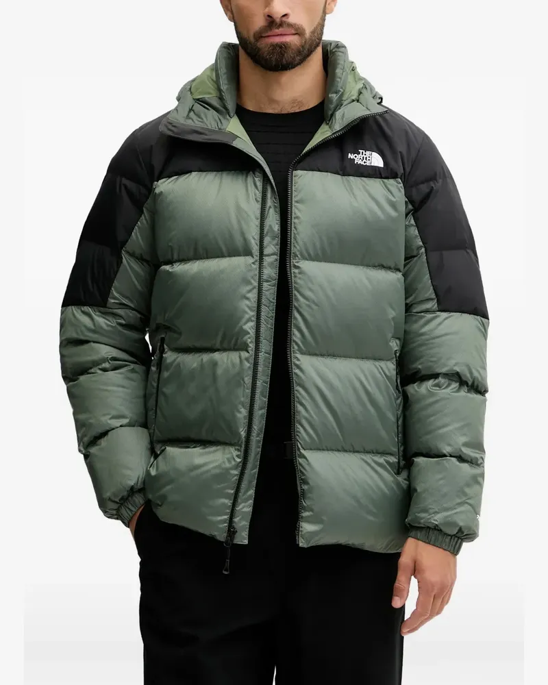 The North Face hooded padded jacket - Grün Grün