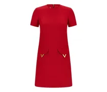 Minikleid mit Logo - Rot