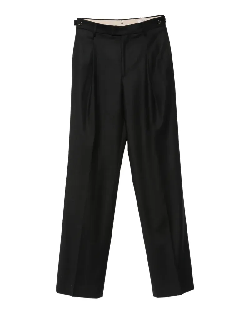 Berwich pleated trousers - Schwarz Schwarz