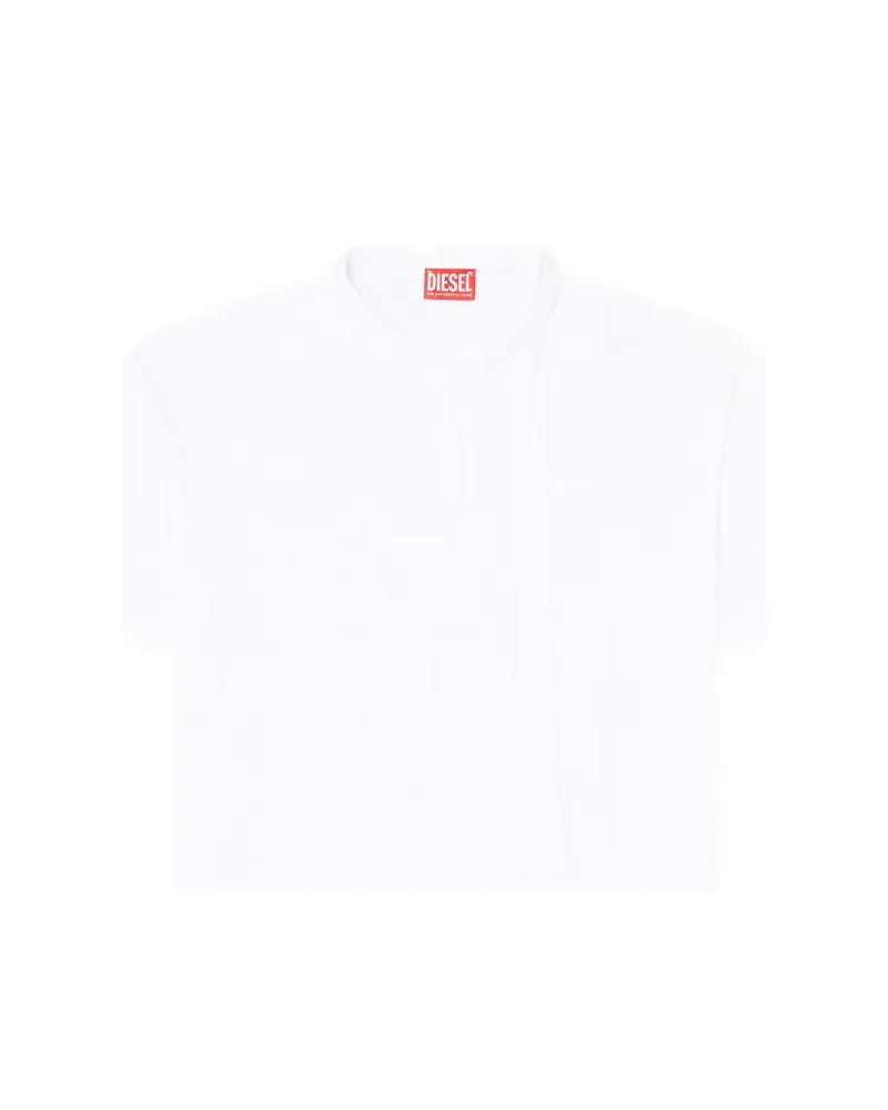 Diesel T-Kauko T-Shirt mit Krawatte - Weiß Weiß