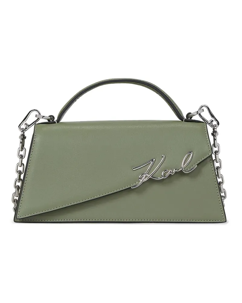 Karl Lagerfeld Signature Umhängetasche - Grün Grün