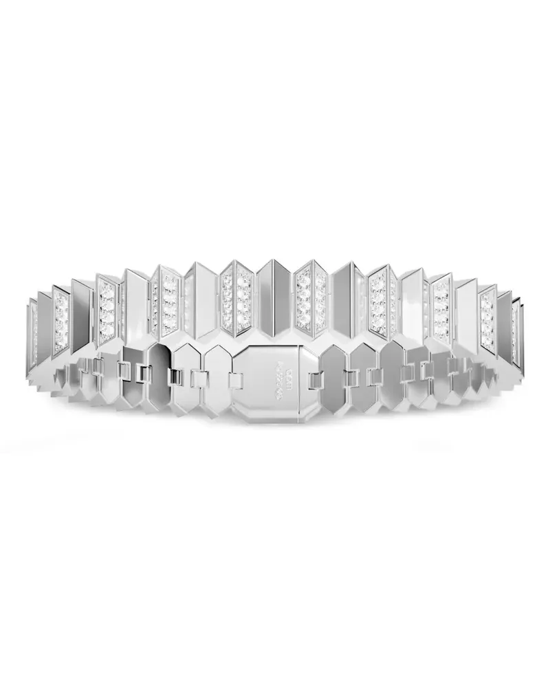 APM Monaco Up and Down XL Armband mit Kristallen - Silber Silber