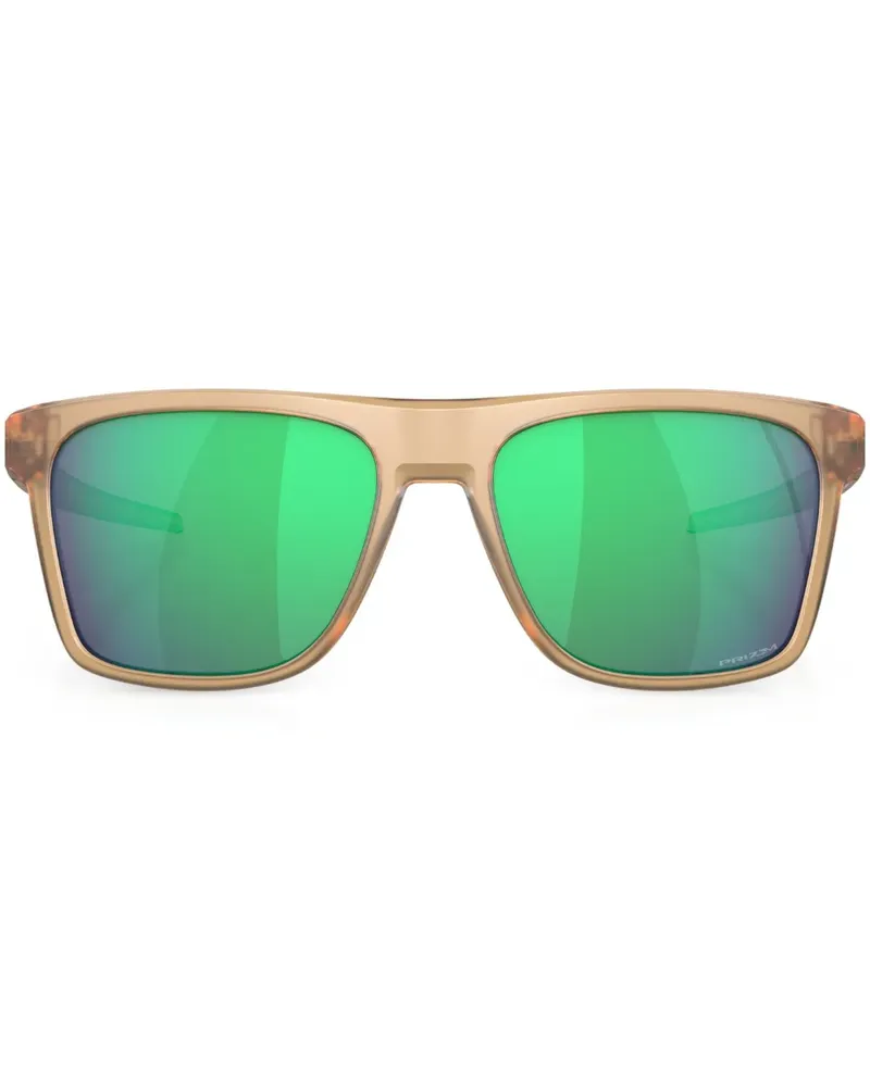 Oakley Eckige OO9100 Leffingwell Sonnenbrille - Braun Braun