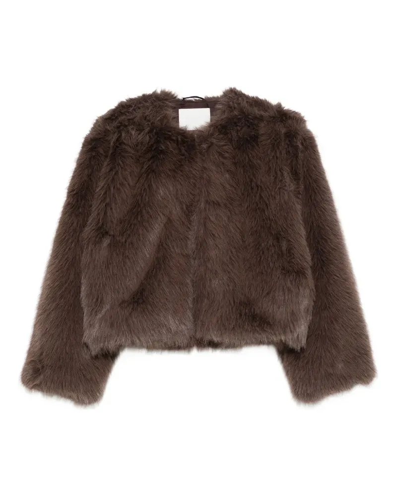 Citizens of humanity Esme textured jacket - Braun Braun