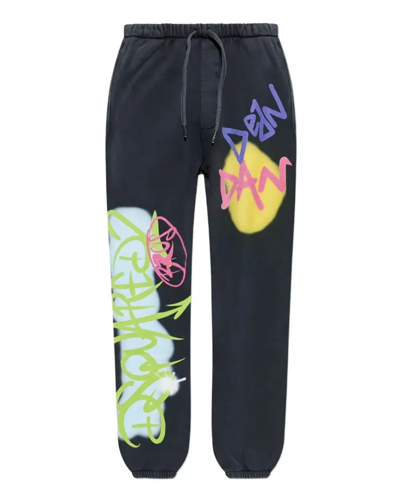 Dsquared2 graffiti-print track pants - Grau Grau