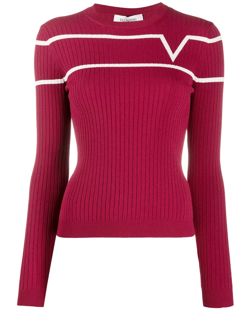 Valentino Garavani Pullover mit VTLNSTAR-Logo - Rot Rot