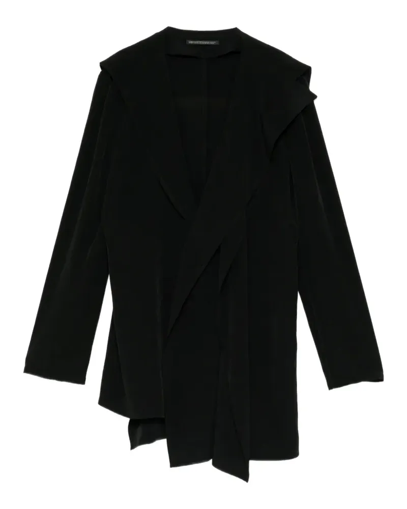 Yohji Yamamoto Asymmetrische Jacke - Schwarz Schwarz