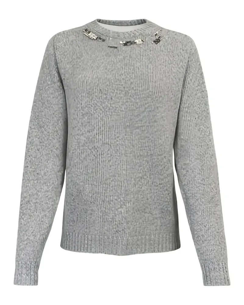 Fabiana Filippi embellished sweater - Grau Grau