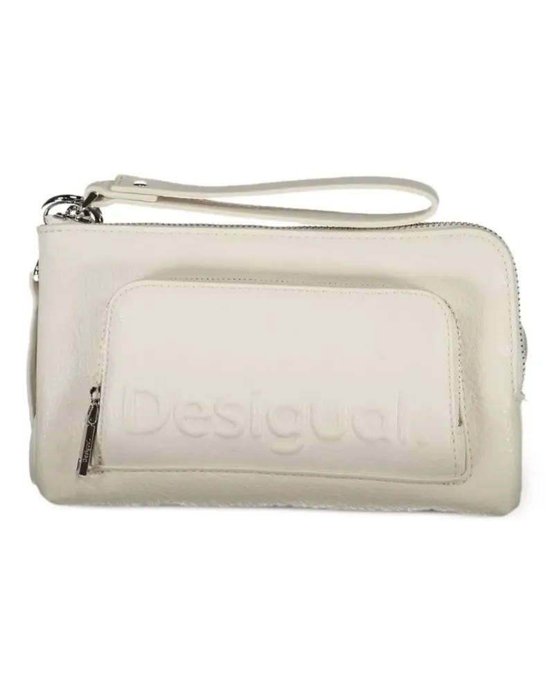 Desigual Umhängetasche mit Logo - Nude Nude