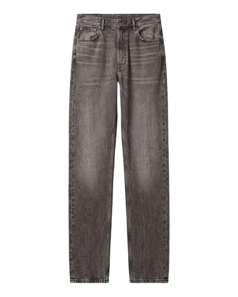 Calvin Klein Ausgeblichene 90s Taper Jeans - Grau Grau