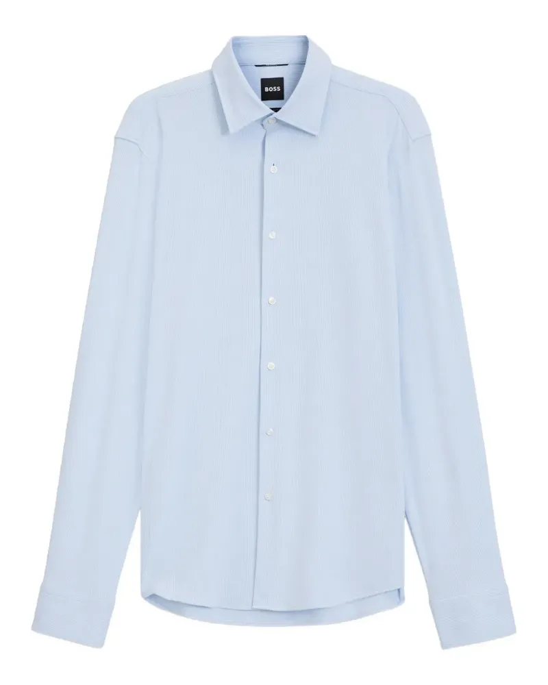 HUGO BOSS Hemdkleid aus Stretch-Jersey - Blau Blau