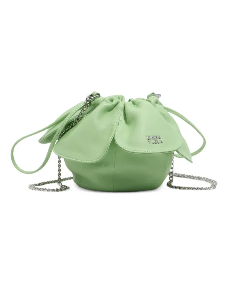 BIMBA Y LOLA Pétalo leather bucket bag - Grün Grün