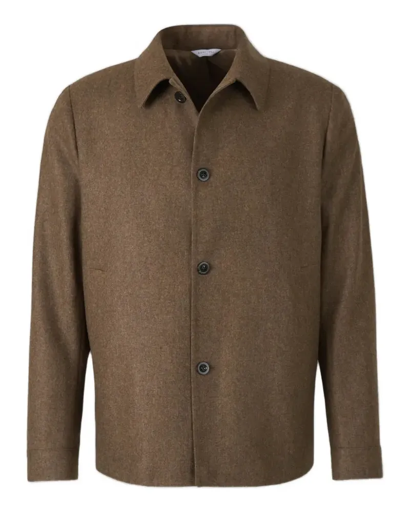Boglioli button-up shirt jacket - Braun Braun