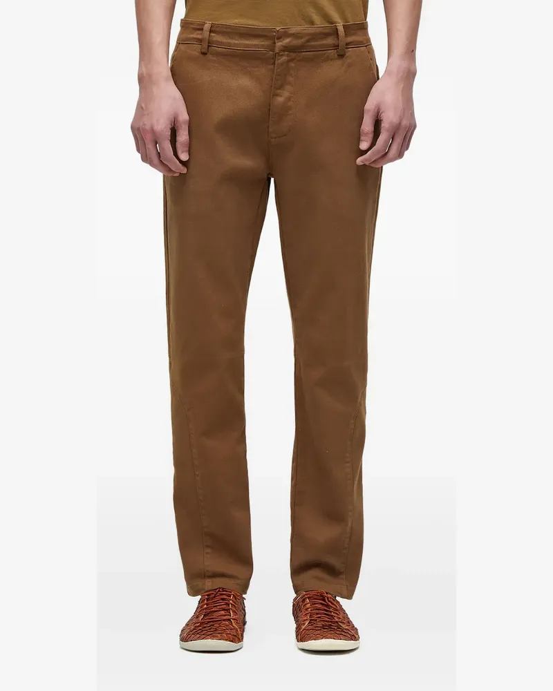 Osklen Hose mit Gürtelschlaufen - Braun Braun