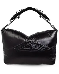 Dsquared2 Maxi Schultertasche mit Logo-Prägung Schwarz