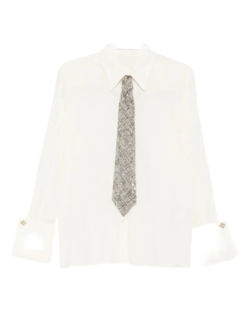 Simona Corsellini button-up wide-cuff shirt - Nude Nude