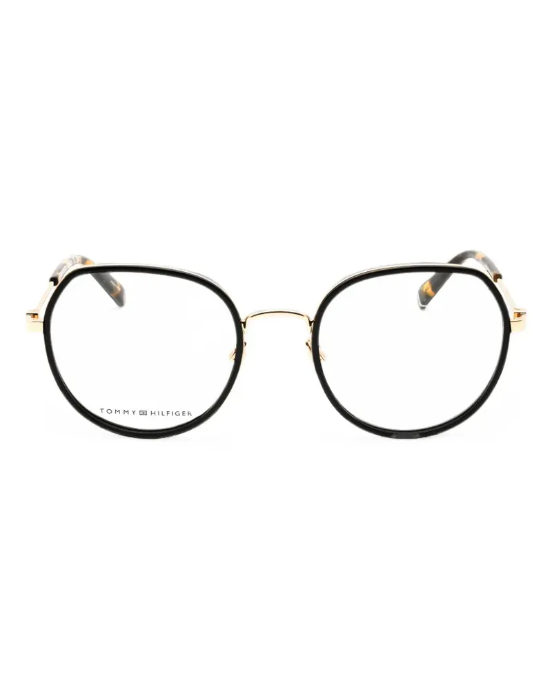 Tommy Hilfiger round-frame glasses - Schwarz Schwarz