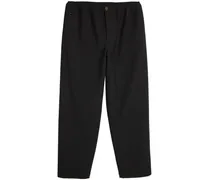 O-Ring tapered cotton trousers