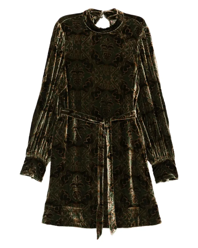 Barbour x Farm Rio Ana Clara Minikleid - Grün Grün