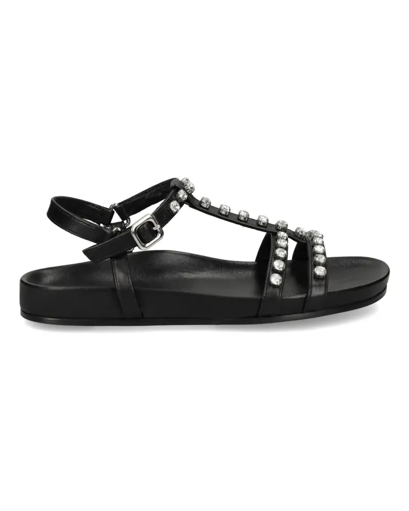 Kennel & Schmenger crystal-embellished leather sandals - Schwarz Schwarz